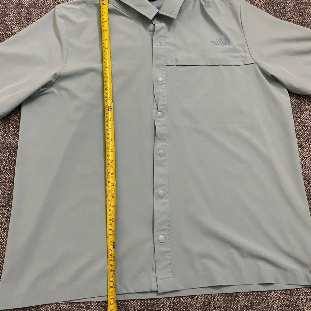 The North Face Men's Teal Button Down Shirt